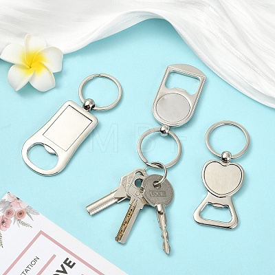 1Pc Zinc Alloy Cabochon Settings Bottle Openers AJEW-YW0002-13-1