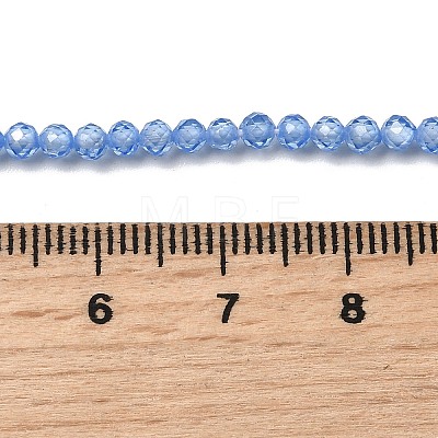 Cubic Zirconia Beads Strands G-G792-47-08B-1
