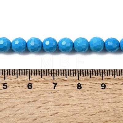 Natural Magnesite Beads Strands G-P598-E-6mm-02-1