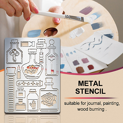 Custom Stainless Steel Metal Cutting Dies Stencils DIY-WH0289-074-1