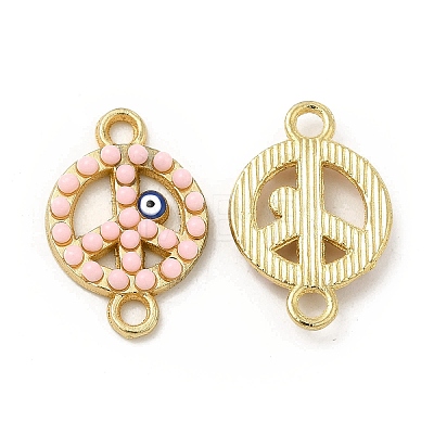 Alloy Enamel Connector Charms FIND-H039-11G-C-1