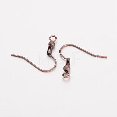 Brass Earring Hooks EC135Y-NFR-1