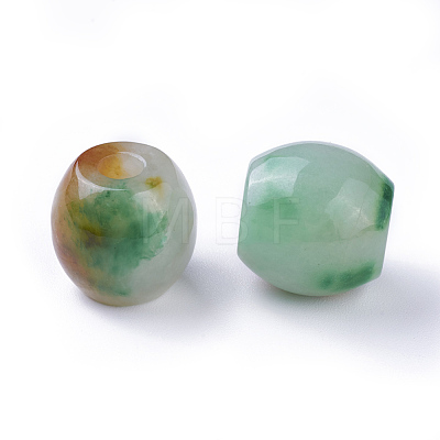 Natural Myanmar Jade/Burmese Jade Beads G-L495-31B-1