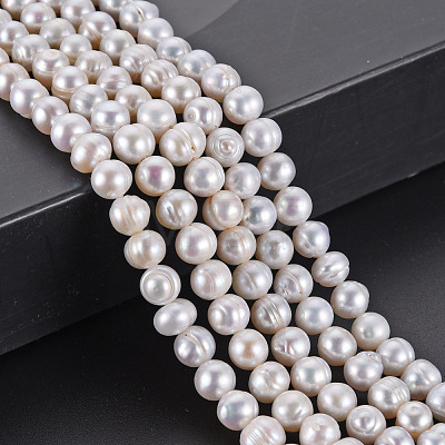 Natural Keshi Pearl Beads Strands PEAR-S020-F09-1