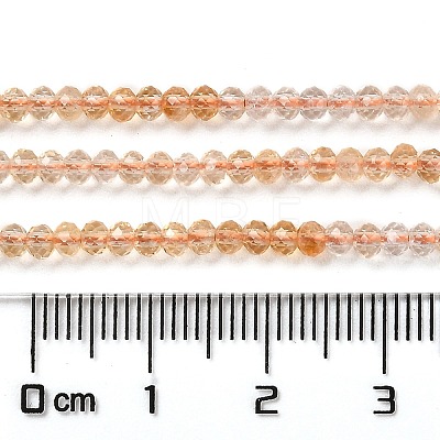 Natural Citrine Beads Strands G-Q002-B04-02-1