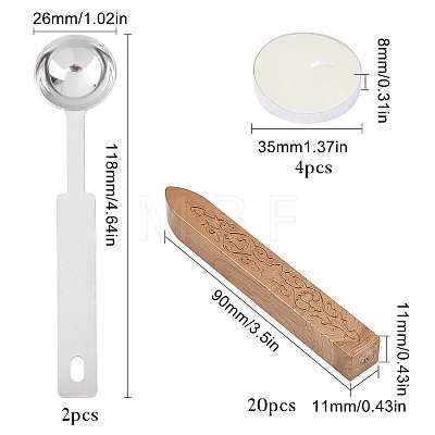 DIY Wax Seal Stamp Kits DIY-CP0003-52N-1