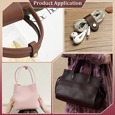 7Pcs 7 Colors PU Leather Purse Shortener Adjustable Buckles FIND-PH0038-13B-1