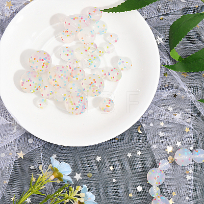 48Pcs 4 Style Food Grade Eco-Friendly Silicone Beads SIL-CA0001-50-1