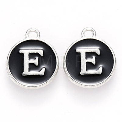 Platinum Plated Alloy Charms ENAM-S118-02E-P-1