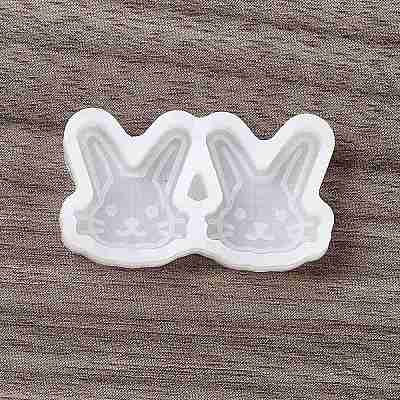 Easter Theme Ear Stud Ornament Silicone Molds DIY-J009-01C-1