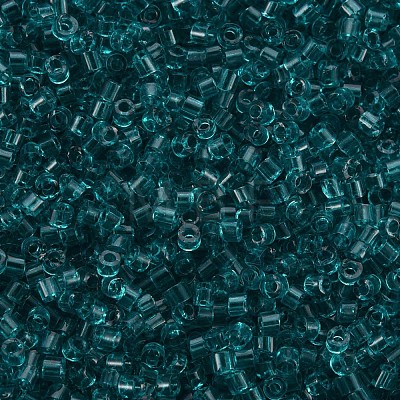 Transparent Glass Cylinder Beads SEED-S047-I-005-1