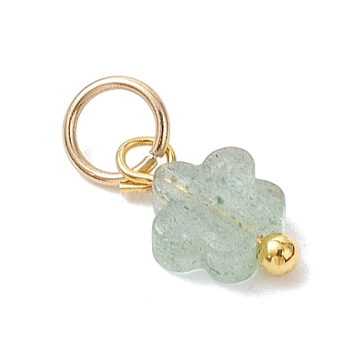 Natural Mixed Gemstone Pendants PALLOY-JF05138-01-1