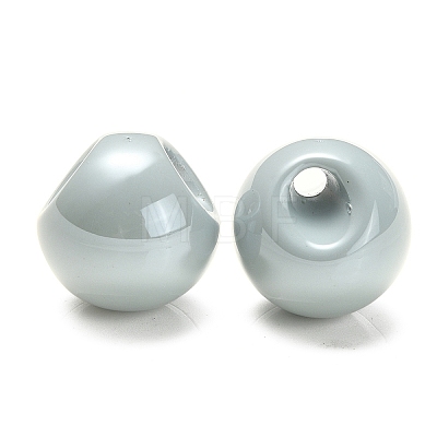 Opaque Acrylic Beads OACR-G012-01I-1