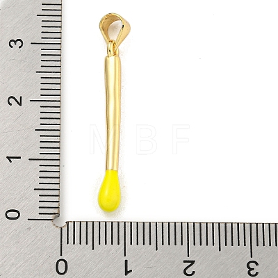 Real 18K Gold Plated Brass Pendants KK-R159-40G-01-1