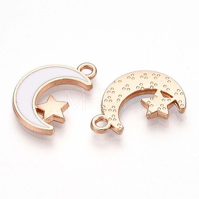 Alloy Enamel Pendants ENAM-T022-09B-1