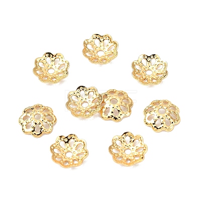 SHEGRACE Brass Beads Caps XGRPCU187-280G-1