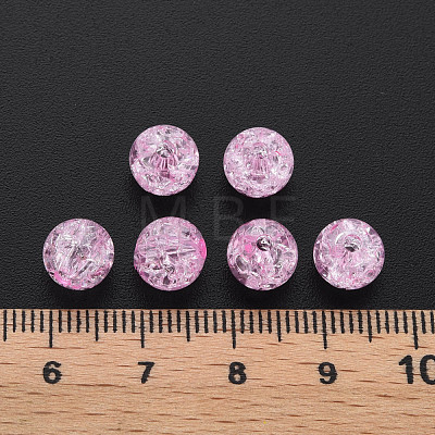 Transparent Crackle Acrylic Beads MACR-S373-66-N04-1