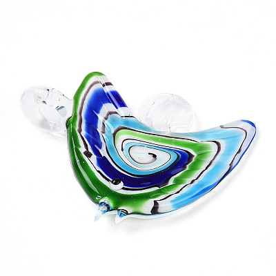 Handmade Lampwork Big Pendants LAMP-T023-06C-1