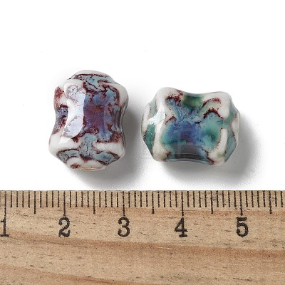 Handmade Porcelain Beads PORC-L080-E03-1