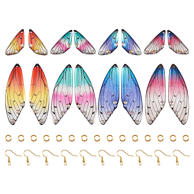DIY Butterfly Wings Dangle Earring Making Kit DIY-TA0004-45-1