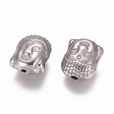 Tarnish Resistant 304 Stainless Steel Beads X-STAS-G218-18P-1