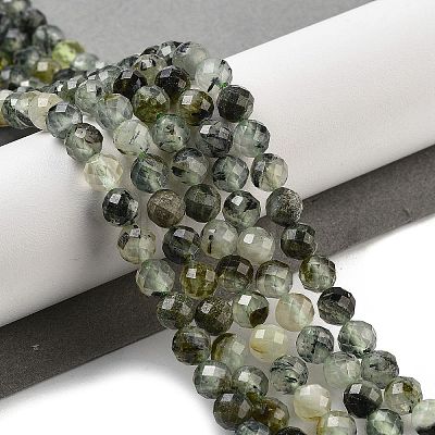 Natural Prehnite Beads Strands G-G140-A19-08-1