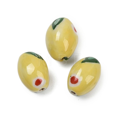 Handmade Porcelain Beads PORC-I029-01-1