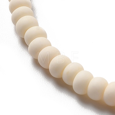 Handmade Frosted Porcelain Beads PORC-E017-01G-1