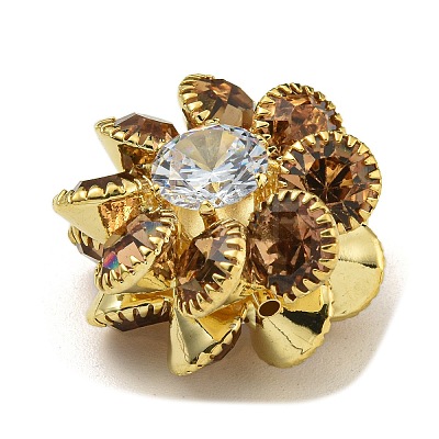 Brass Rhinestone Beads KK-I715-26S-01-1