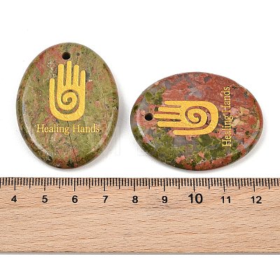 Natural Unakite Pendants GG-CBA2BD6-02D-1