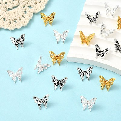 30Pcs 3 Colors Tibetan Style Alloy Beads FIND-CJ0004-69-1