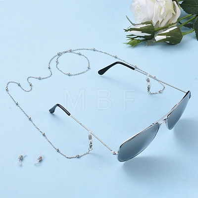 304 Stainless Steel Eyeglasses Chains AJEW-EH00013-1