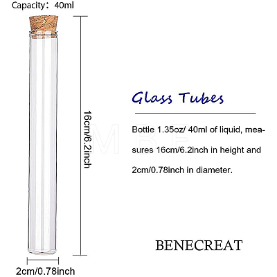 Empty Glass Bottles AJEW-BC0005-36C-1