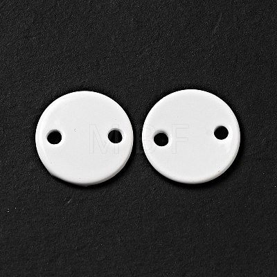 Spray Painted 201 Stainless Steel Connector Charms STAS-G304-23E-1