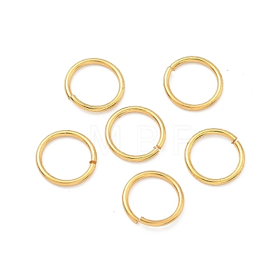 Brass Open Jump Rings KK-H532-43G-G-1
