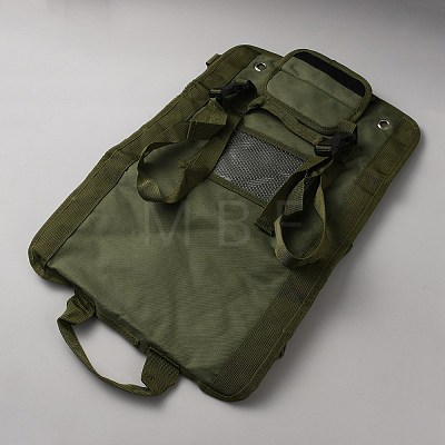 Oxford Cloth Multi-Pocket Tool Roll Up Organizer Bags ABAG-WH0045-103A-1