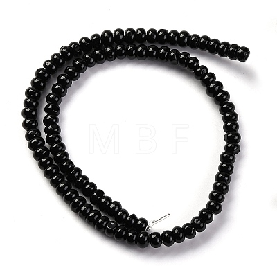Natural Black Agate(Dyed & Heated) Beads Strands G-G177-F01-04-1