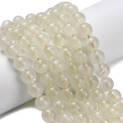Natural Lemon Quartz(Heated) Beads Strands G-L642-B13-10mm-1