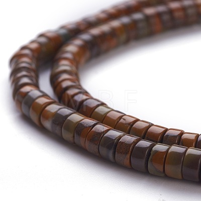 Natural Bamboo Leaf Stone Beads Strands G-H230-22-1