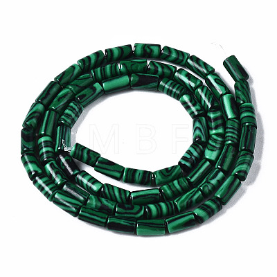 Synthetic Malachite Beads Strands G-S366-075-1