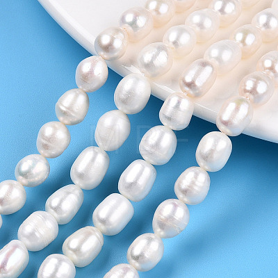 Natural Cultured Freshwater Pearl Beads Strands PEAR-L001-C-03-1
