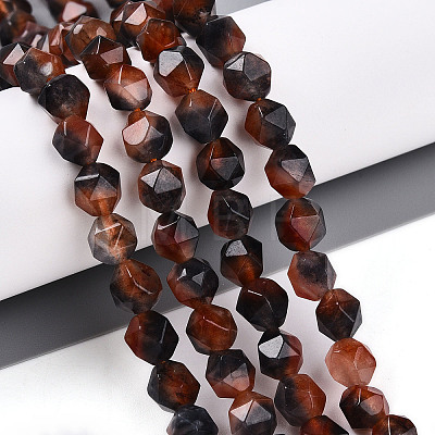 Dyed Natural White Jade Beads Strands G-T139-8mm-45F-1