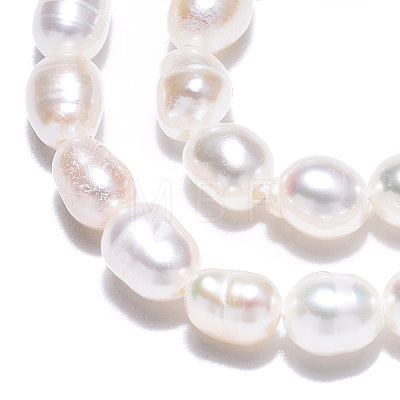 Natural Cultured Freshwater Pearl Beads Strands PEAR-N012-03I-1