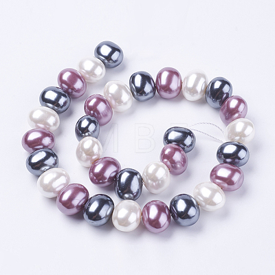 Shell Pearl Beads Strands BSHE-L035-E01-1