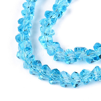 Transparent Glass Beads Strands GLAA-N018-4mm-03-1