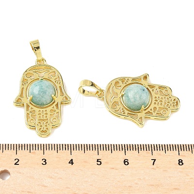 Natural Amazonite Pendants G-F786-07G-29-1