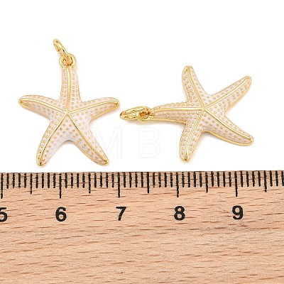 Brass Enamel Pendants KK-CBAEBFB-14G-01-1