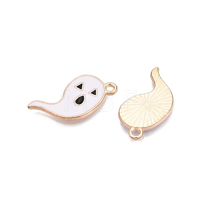 Halloween Theme Alloy Enamel Pendants PALLOY-N176-40A-RS-1