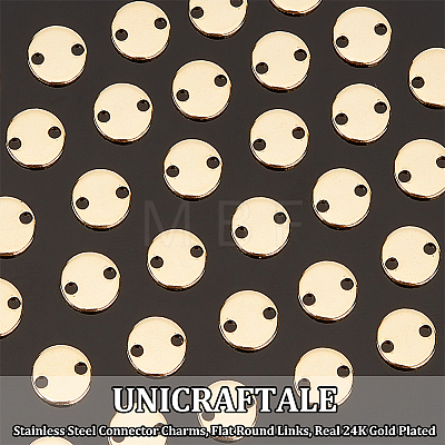 Unicraftale 100Pcs 304 Stainless Steel Connector Charms STAS-UN0048-93-1