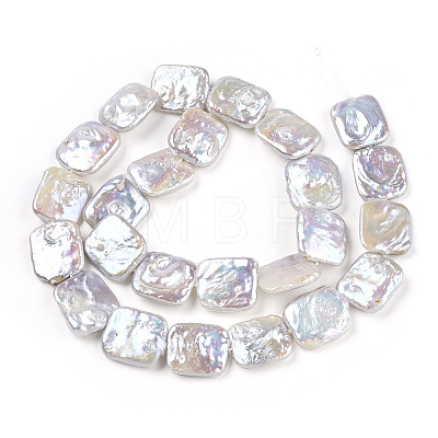 Baroque Natural Keshi Pearl Beads Strands PEAR-S020-K08-1